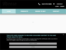Tablet Screenshot of micasa-appliances.com